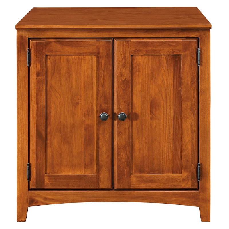 Arch+Haven Solid Wood 2 Door Cabinet
