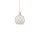 Option Antique Copper / White Glass with White Rope