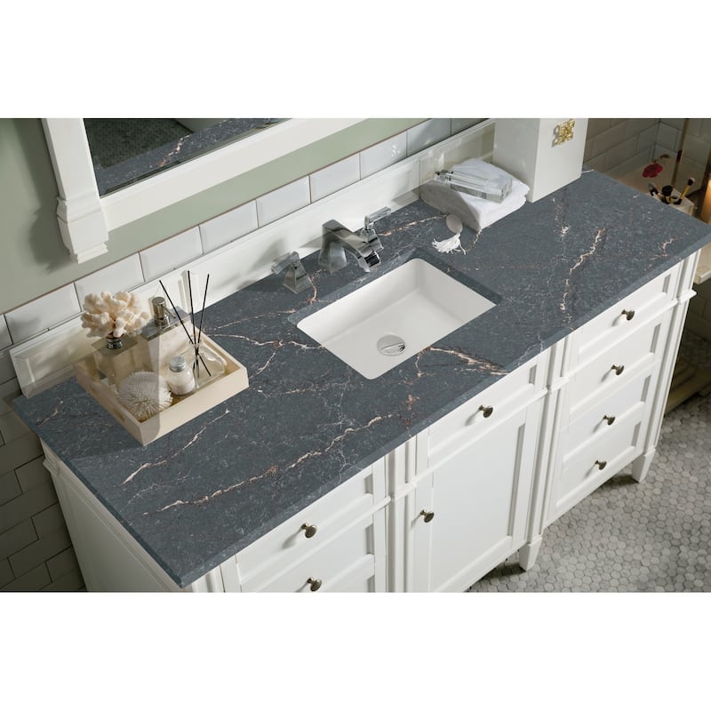James Martin Vanities 650-V60S-FPBL Brittany 60" Free Standing Single