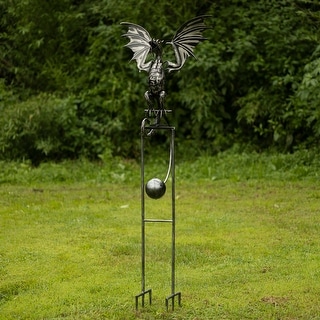 Iron Dragon Swing Stake with Tail Down "Moonfyre"