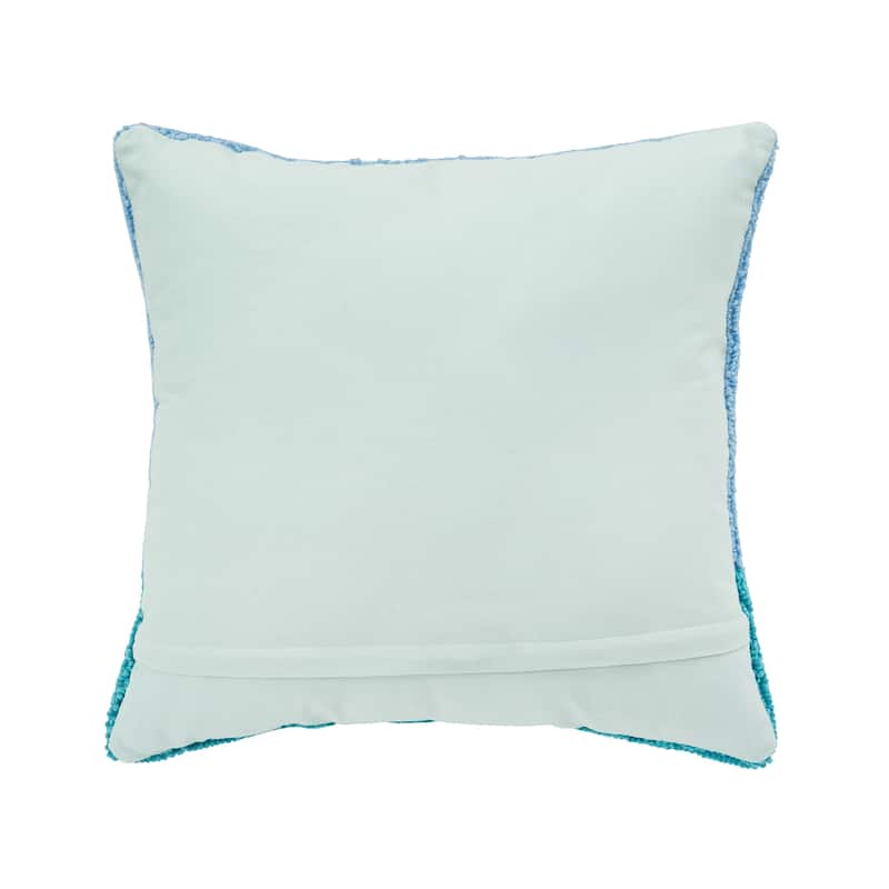 Santa Star Mermaid Hooked Throw Pillow