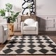 preview thumbnail 10 of 35, Nuloom Chaya Diamond Striped Jute Blend Area Rug