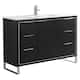 Option Black Matte - Chrome Hardware