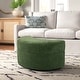 preview thumbnail 2 of 25, Moon Chenille Upholstered Storage Ottoman