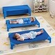preview thumbnail 4 of 20, Costway 6 Pack Stackable Daycare Cots with Easy Lift Corners - See Details