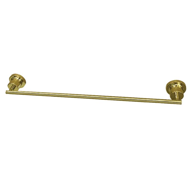 Concord 24-Inch Single Towel Bar - Polished Brass