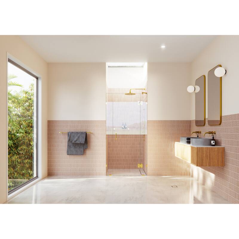 Glass Warehouse GHF-39 Stellar 78" High x 39" Wide Hinged Frameless