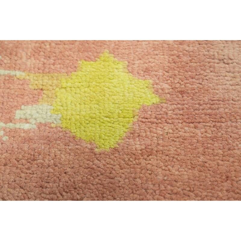 Vegetable Dye Gabbeh Turkish Area Rug Tribal Wool Carpet - 8' 10'' X 6' 0''