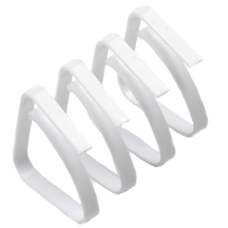 Chef Craft 4pc Plastic Tablecloth Clamps Set, Picnic Table Cloth Cover Clips - 3 Sets