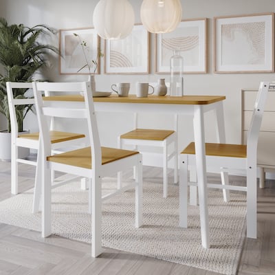 CraftPorch Classic Two-tone 5-piece Dining Set
