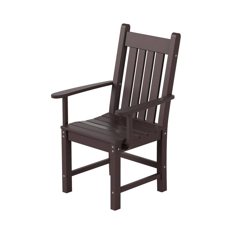 Laguna Poly Eco-Friendly All Weather Patio Chair with Arms