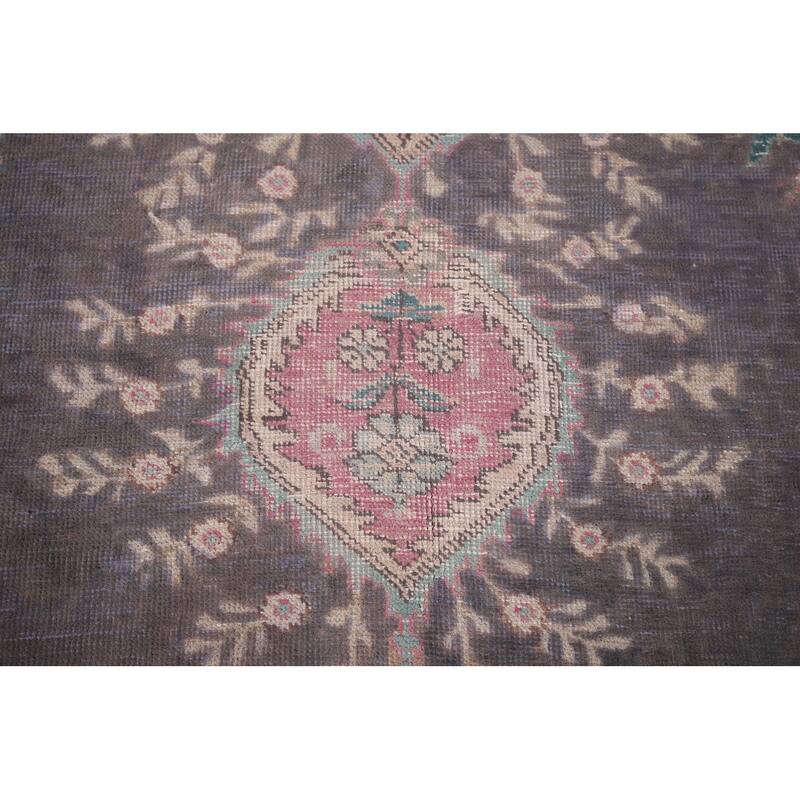 Tabriz Persian Vintage Rug Hand-Knotted Wool Carpet - 9'9"x 11'8"
