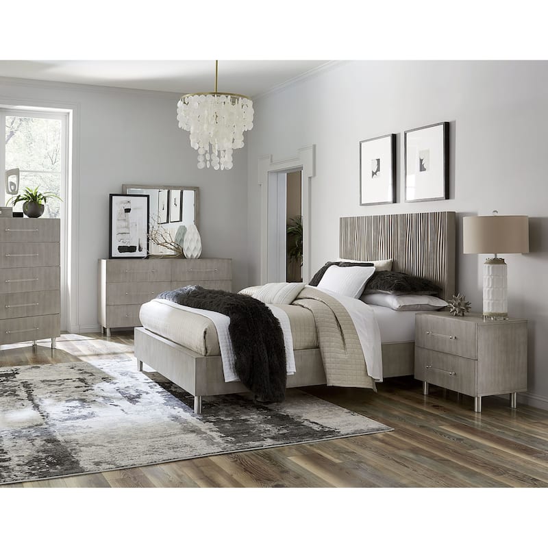 Argento Dresser Mirror in Misty Grey - 37" x 40" x 2"