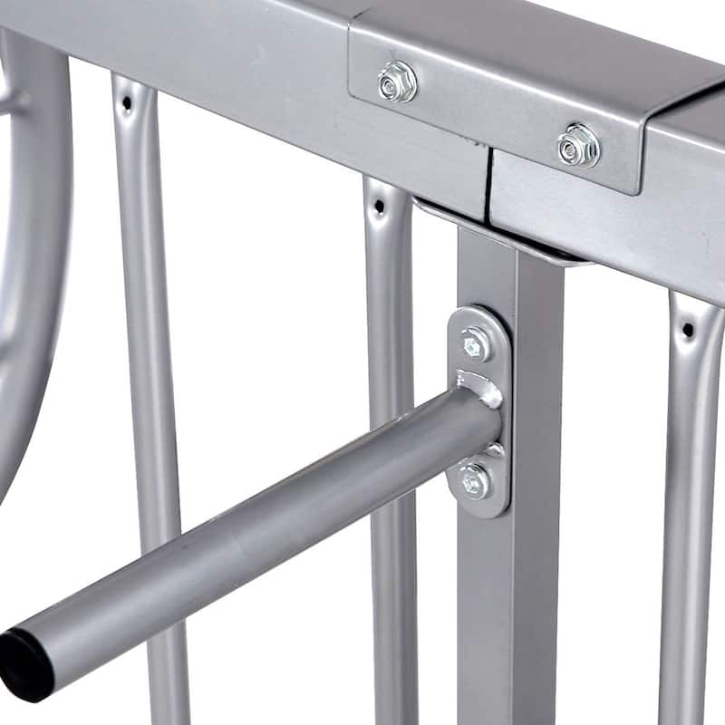 Costway 83''x42''x35'' Metal Bed Platform Frame Twin Size Home