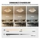 preview thumbnail 5 of 15, 32 in. Drum Modern Crystal Chandelier 4-Tier Gold Brass Kitchen Island Pendant Light for Dining Room