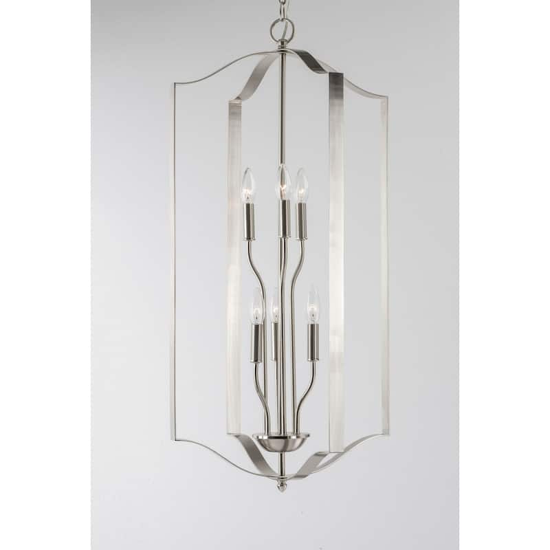 Maxim Provident 6 Light 18" Wide Taper Candle Pendant