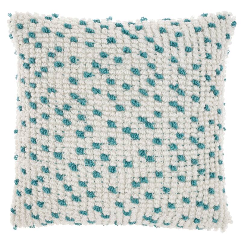 Cartier Outdoor Pillows Loop Dots Throw Pillow by Havenside Home
