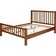 preview thumbnail 52 of 53, Hampton Wooden Platform Bed with Slatted Headboard and Footboard