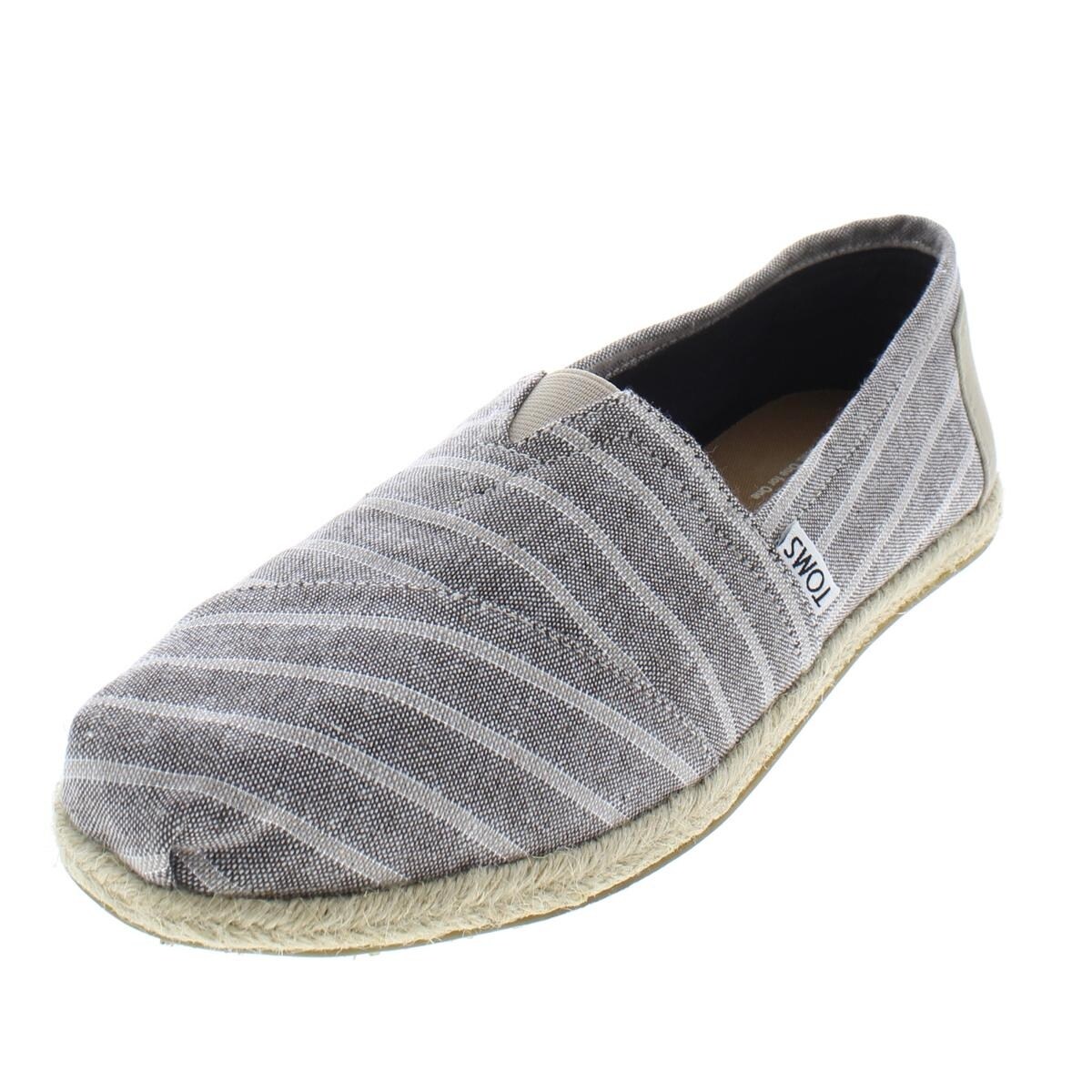Shop Toms Womens Classic Casual Shoes Metallic Striped 11 Medium