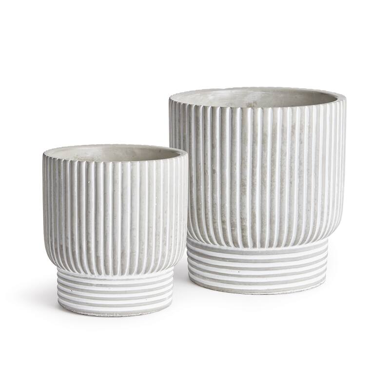 Pinny Pots - White & Gray