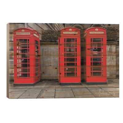 London Calling Print On Wood by Anders Jorulf - Multi-Color