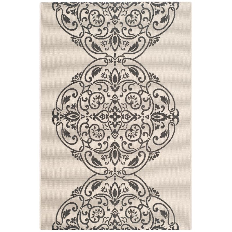 Martha Stewart by SAFAVIEH Topiary Signet Indoor/ Outdoor Waterproof Rug