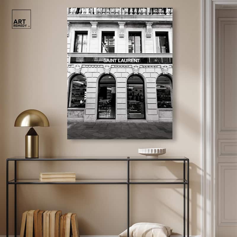 Glam Store front II Canvas by Art Remedy, Gallery Wrapped