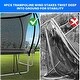 preview thumbnail 2 of 4, Recreational Trampoline with Enclosure Net Stakes- Outdoor Trampoline