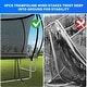 preview thumbnail 3 of 4, Simple Deluxe Recreational Trampoline with Enclosure Net 12FT Wind Stakes
