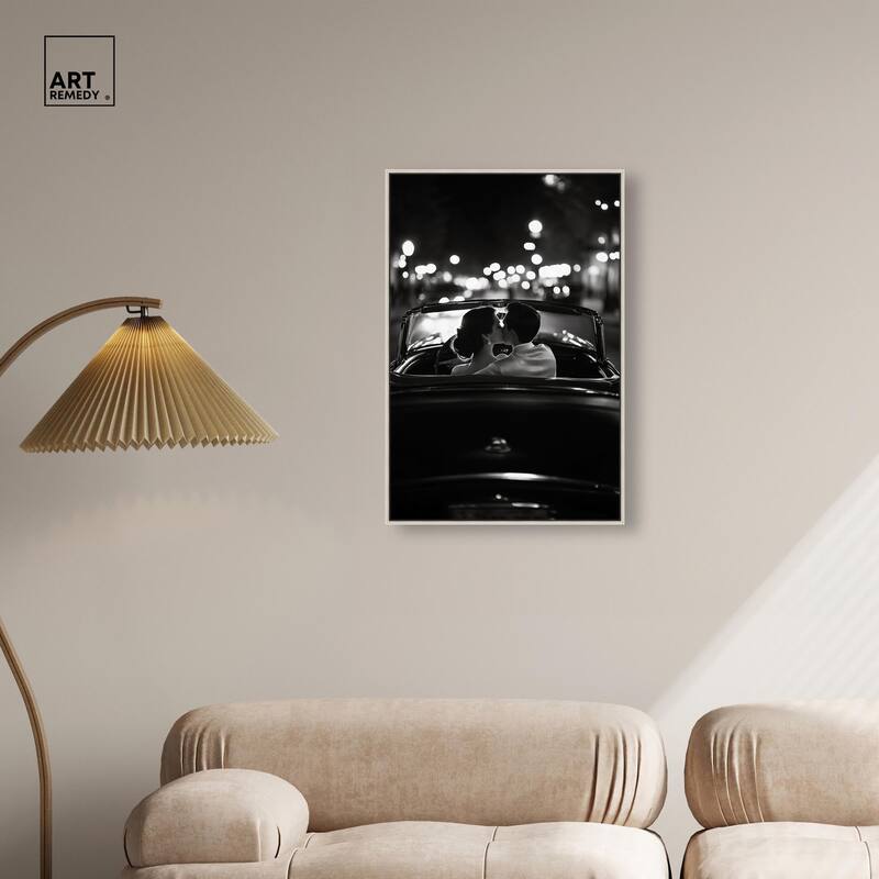 Kiss Me in the Moonlight II Canvas by Art Remedy