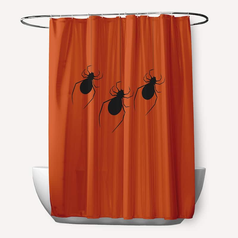 Hanging Spiders Shower Curtain - Sienna