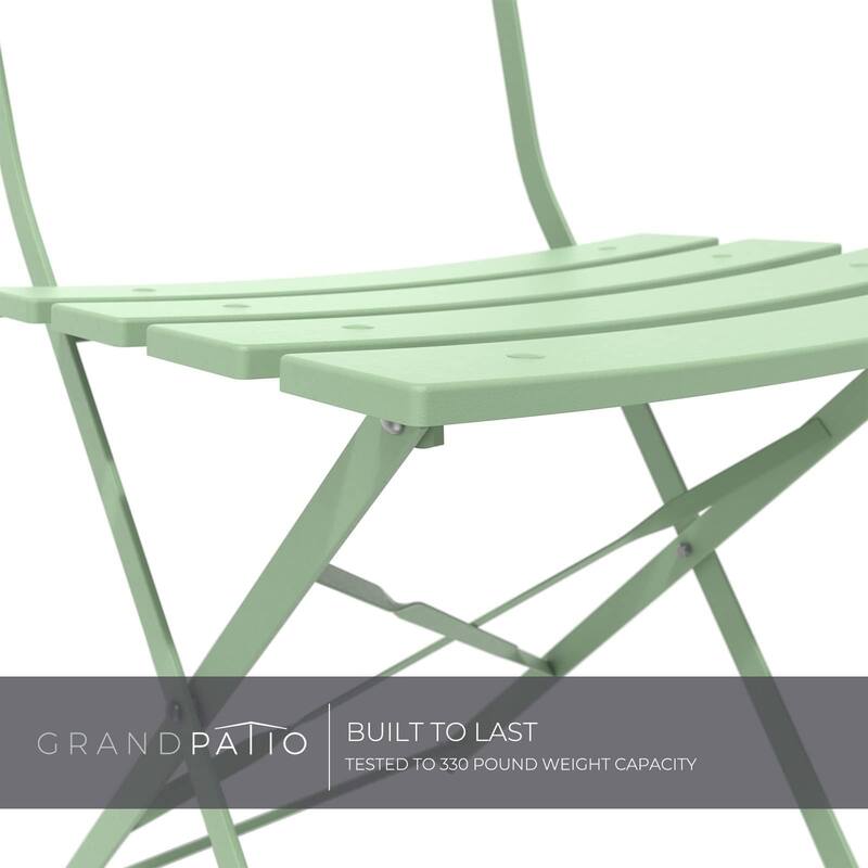 Round 2 Person - 23.6" Long Bistro Set (6 Colors )