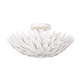 preview thumbnail 1 of 3, Broche 4 Light Matte White Ceiling Mount - 16'' W x 6.25'' H 16'' W x 6.25'' H