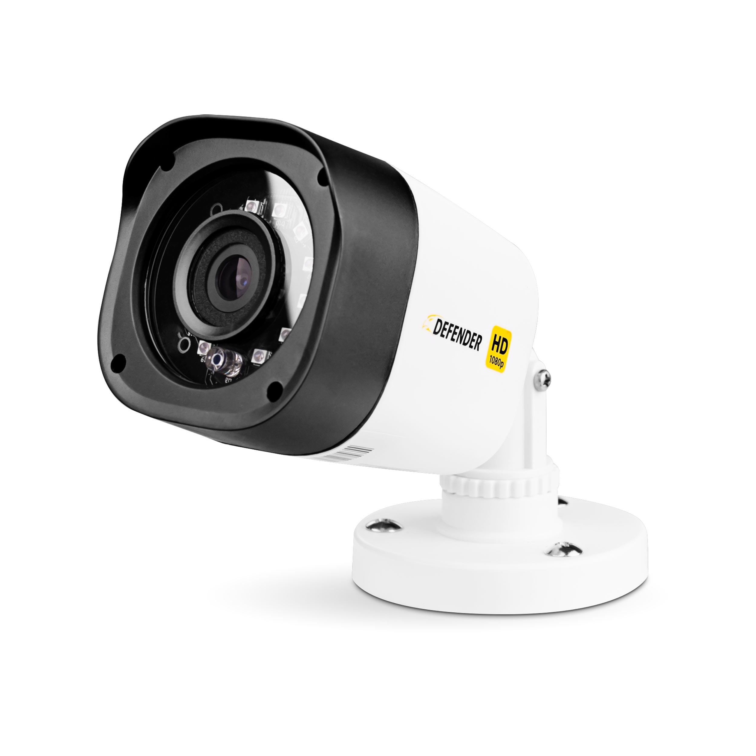 1080p HD Hybrid In/Outdoor Dome Security Camera White DEFENDER SECURITY DFR15 