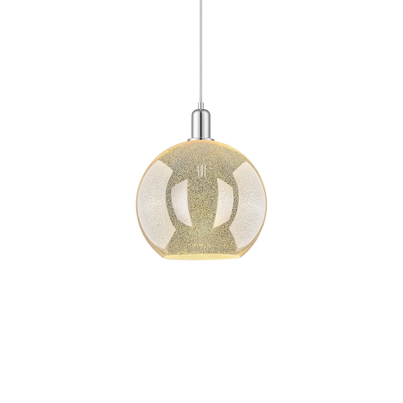 Innovations Lighting 716-1P-15-12 Athens Pendant Athens 12" Wide - Polished Chrome / Mercury