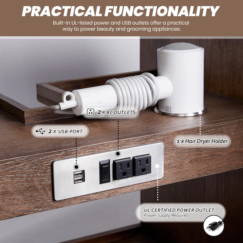 Jakarta Bath Vanity with Quartz Stone Top without Mirror