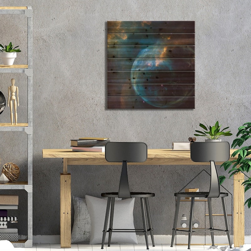 The Bubble Nebula (NGC 7635) Print On Wood by NASA - Multi-Color