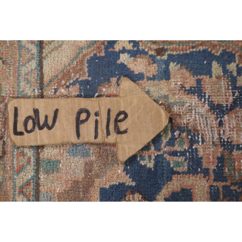 Hand Knotted Oriental 100% Wool Carpet Traditional Medallion Coral Mashad Area Rug - 9' 3'' X 6' 1''