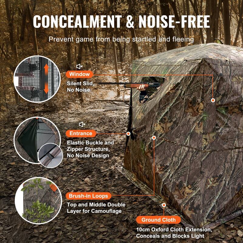 Hunting Blind Portable Resilient Hunting Tent for Turkey and Deer Hunting