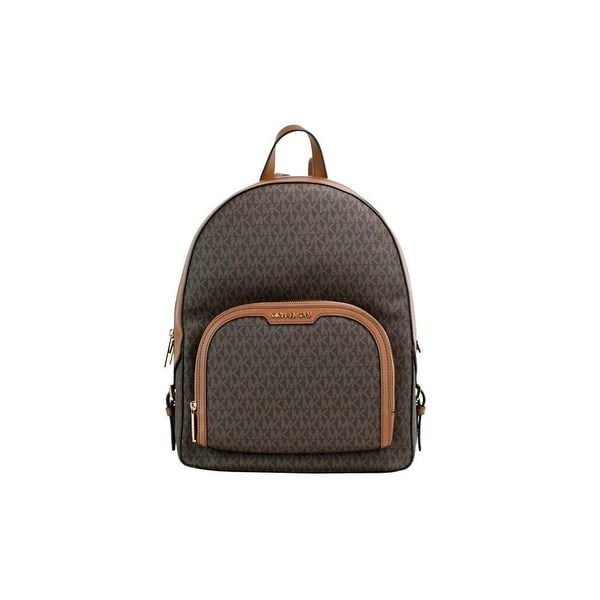 Michael Kors Jaycee Large Brown Signature PVC Shoulder  display picture 1