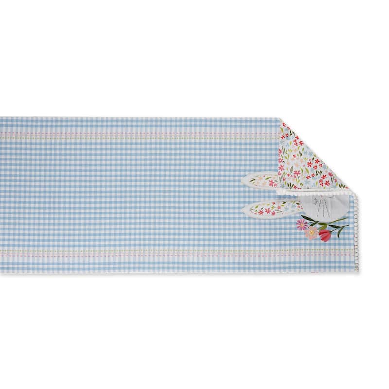 DII Happy Bunny Reversible Table Runner 14x72 inch