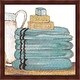 preview thumbnail 3 of 1, Elizabeth Medley 'Gold Bath Accessories B' Framed Art (Set of 2)