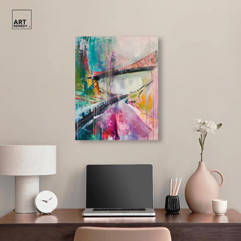Mystic Tides Canvas by Art Remedy, Gallery Wrapped