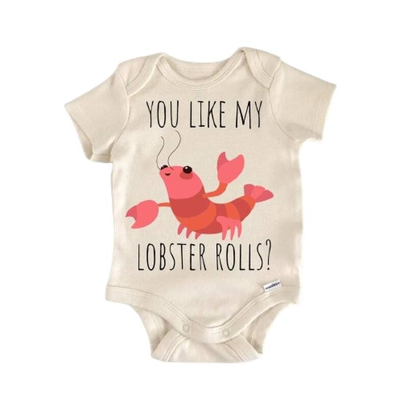 Lobster Friends - Baby Boy Girl Clothes Infant Bodysuit Funny Cute Newborn