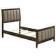 preview thumbnail 16 of 30, Wilkes 51-inch Upholstered Bed Dark Cocoa Dark Cocoa / Brown - Twin