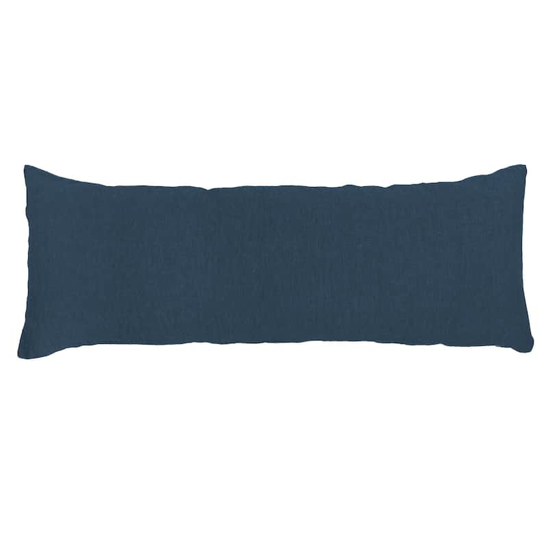 100% French Linen 16" x 44" Lumbar Sham by BOKSER HOME