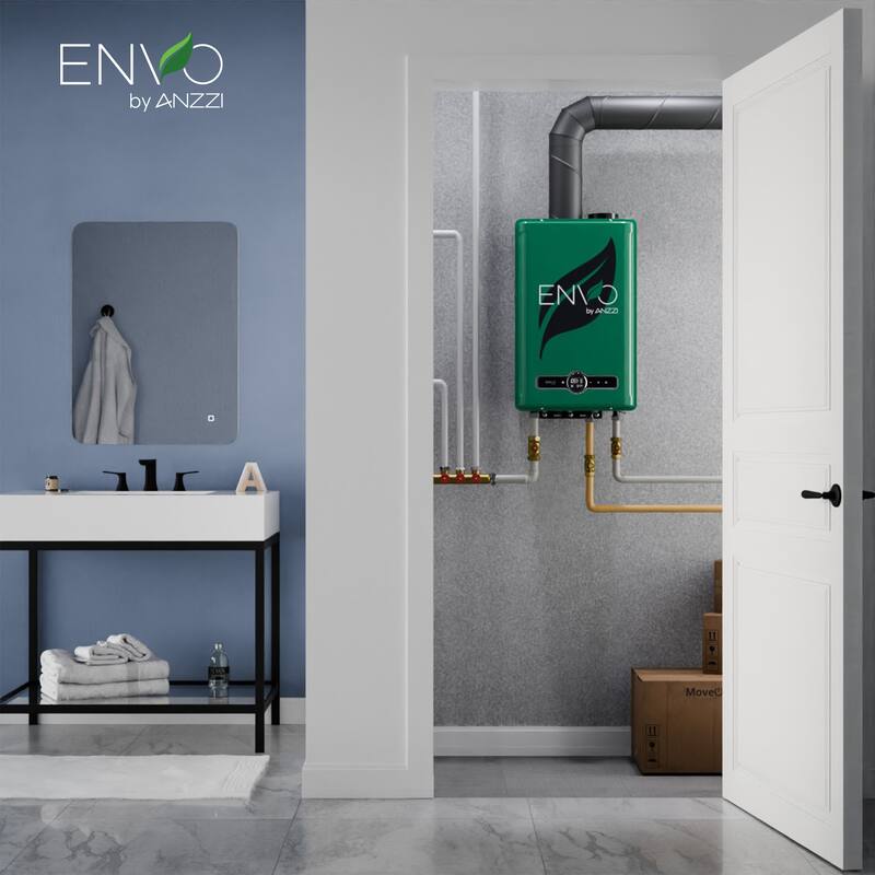 ENVO Liquid Propane Tankless Water Heater with Copper Heat Exchanger & Safety Features