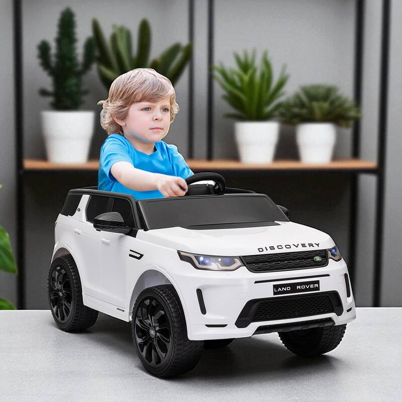 12V Land Rover Discovery Sport Kids Ride-On Car with Remote Control, LED Lights, Music, 3 Speeds for 3-6 Years