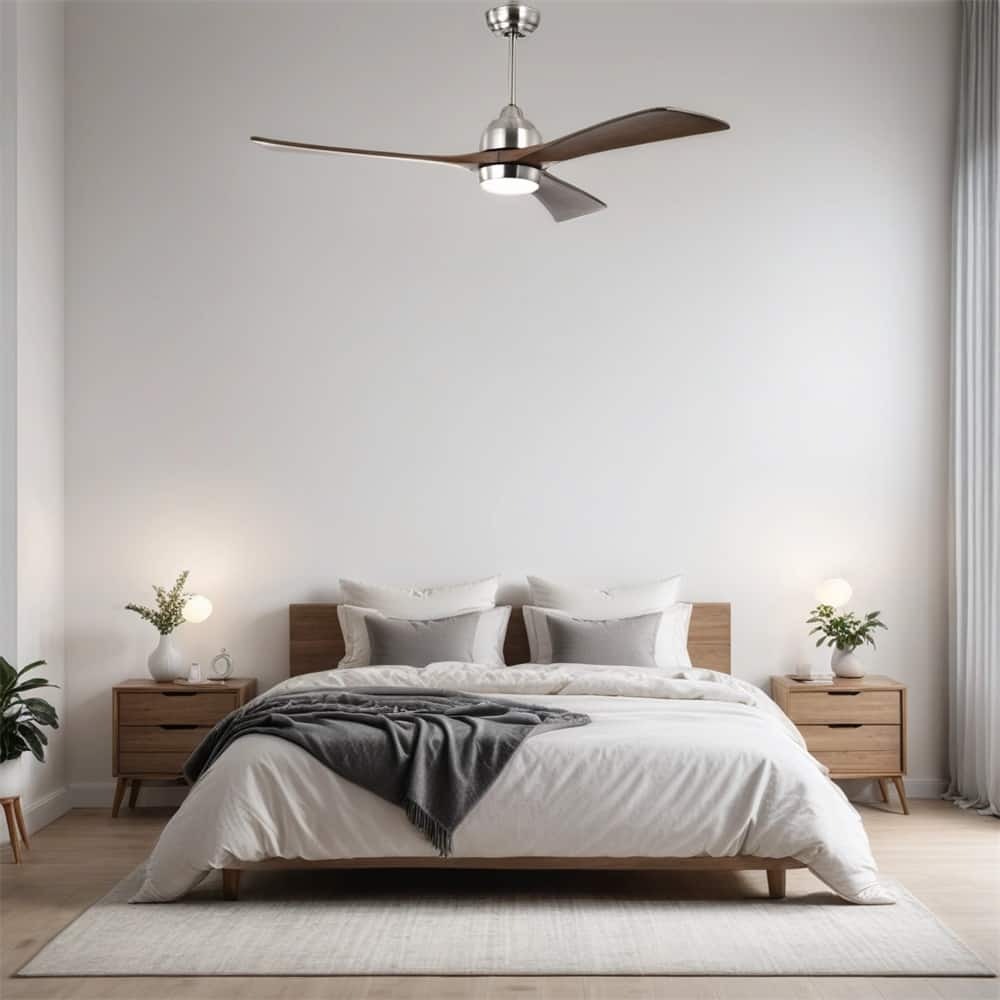 6 Speed Reversible Ceiling Fan Light with Remote and DC Motor