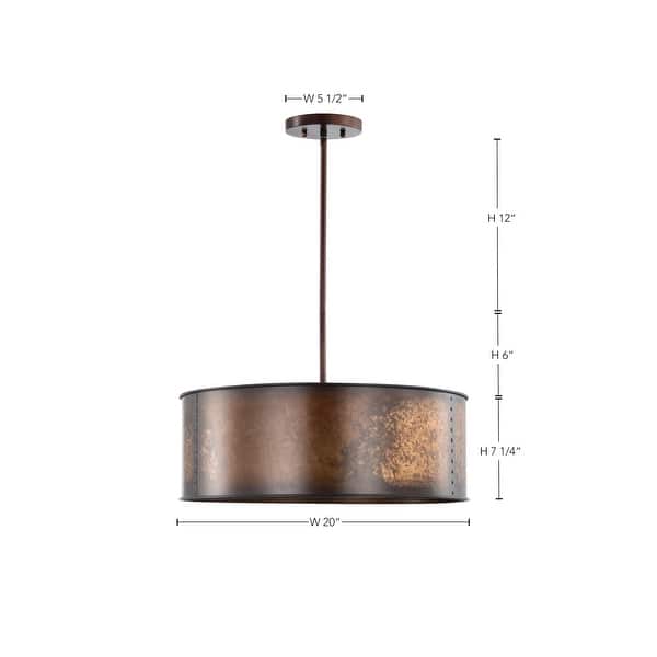 Kettle 4 Light Pendant with 60W Vintage Lamps Included